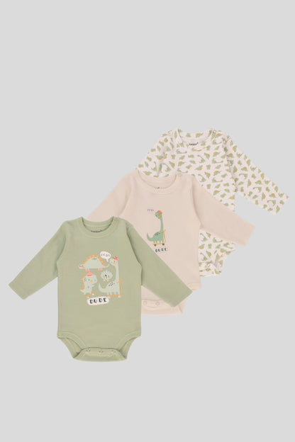 Printed Bodysuit Pack Of 3